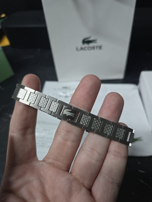 Brățăra Lacoste Metropole Silver