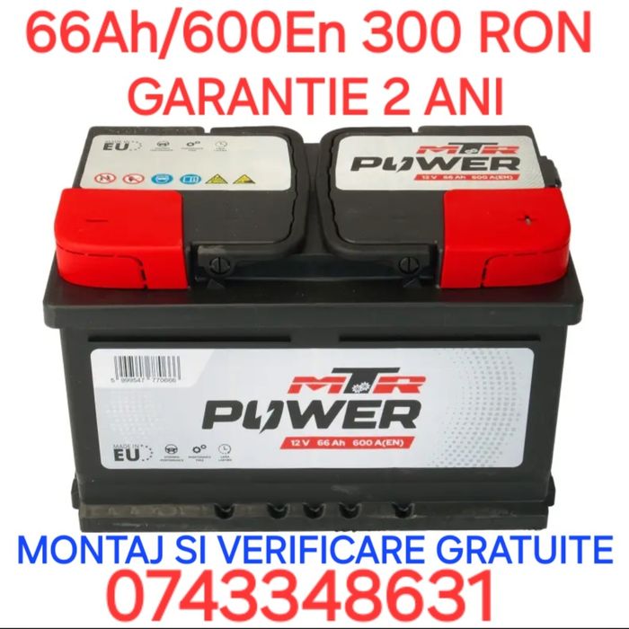 Baterii baterie acumulatori auto Noi și Sh la  cel mai bun preț 60 65 72 88 si 90 ah