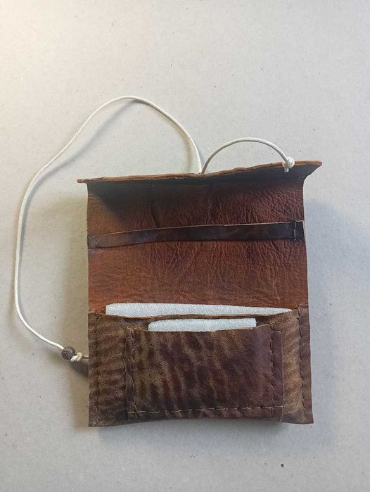 Pouch tutun –Piele Naturală – Lucrat Manual