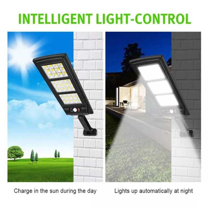 Соларна улична лампа SL-144 със сензор за движение