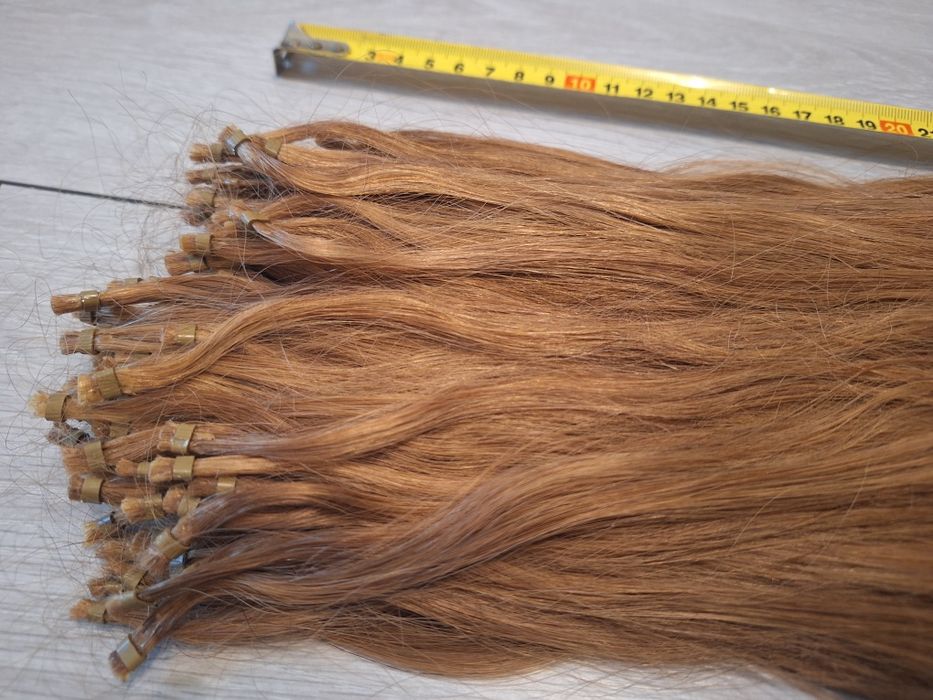 Extensii microring 200 buc 35 cm par natural