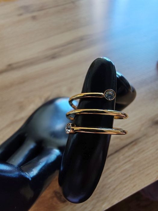 Пръстен дамски позлатен