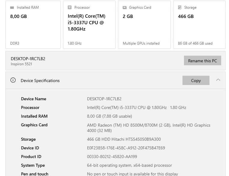 Dell Laptop с лицензирани Windows 10 pro и Office 2021 pro plus