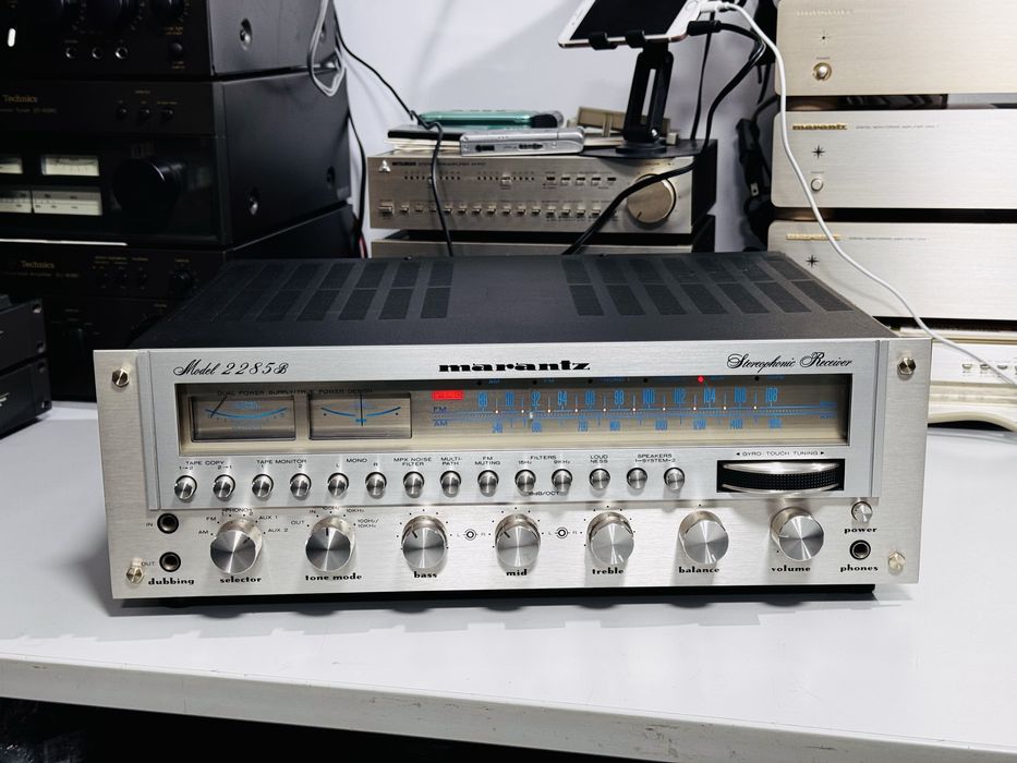 Amplificator/amplituner  MARANTZ model 2285B, 85W/canal 8ohmi, ca NOU