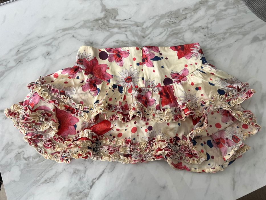 John Galliano - Оригинал - 100% коприна - нова пола размер 6-8г