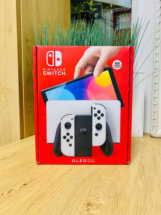 НОВА !!! Nintendo Switch OLED, 64GB, White