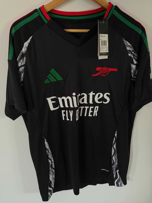 Tricou Saka Arsenal away negru premier league
