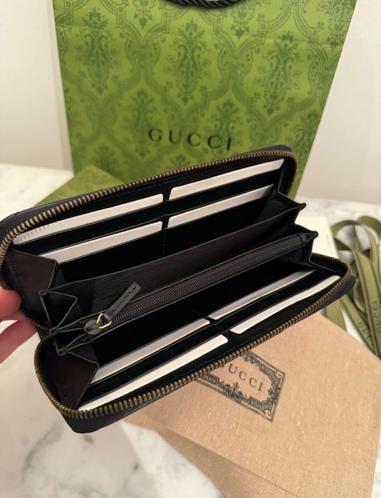 Portofel original Gucci GG din piele Marmont nou