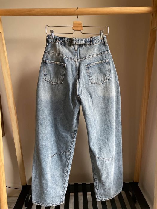 Широки дънки с висока талия