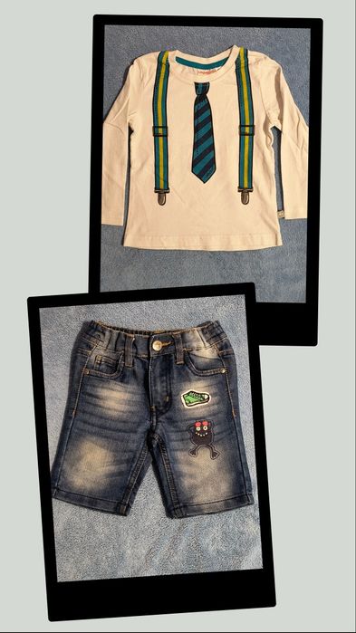 Set bluzita si blugi cool, marimea 92
