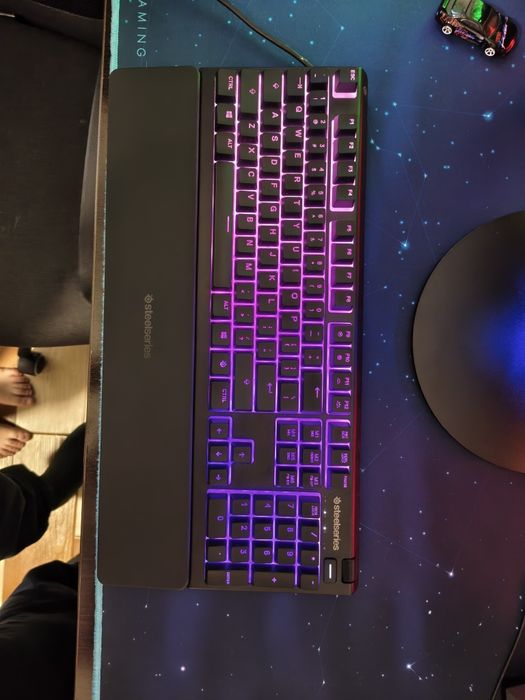 Tastatura Gaming STEELSERIES Apex 3, Whisper-Quiet Switch, USB, negru