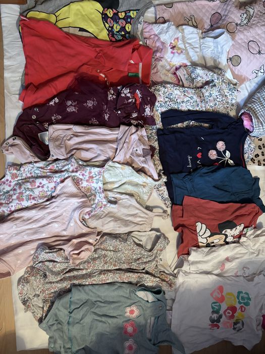 Lot haine fetita 6-9 luni 68-74cm Zara H&M C&A