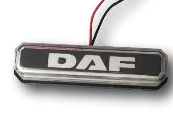 Габарити Лед Неон DAF ДАф червен,оранжев,бял лого 12/24V