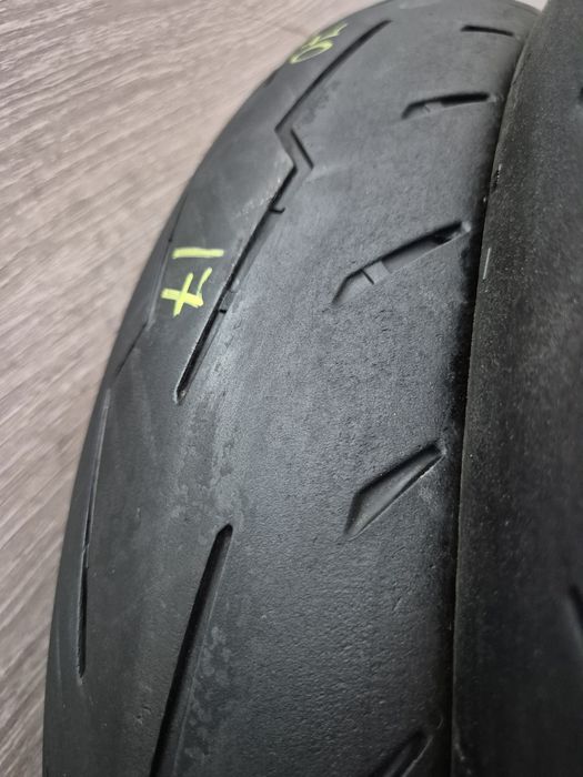 Set anvelope moto 120 70 17 cu 180 55 17 Pirelli Rosso 4 dot 2022