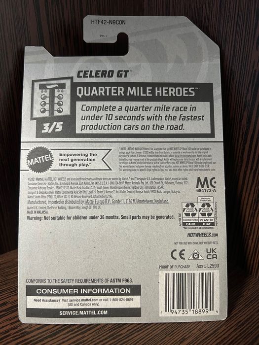 Hot wheels Celero GT Super Treasure Hunt STH + protector