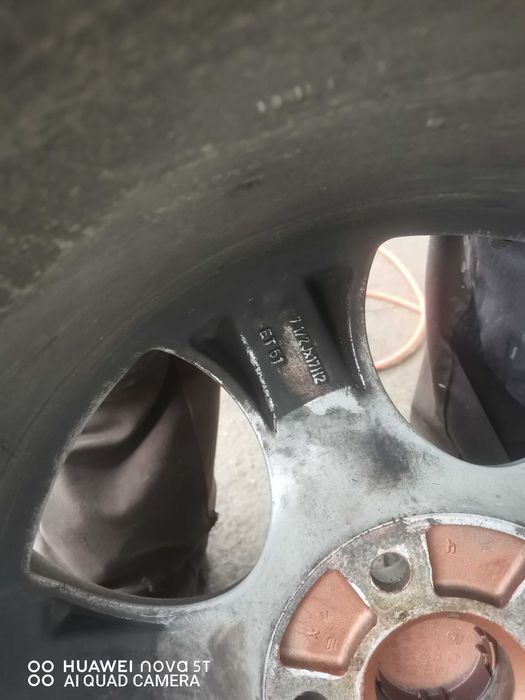 Vând jante aliaj bbs  17 5x112