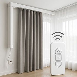 Электро карниз. Умные шторы
