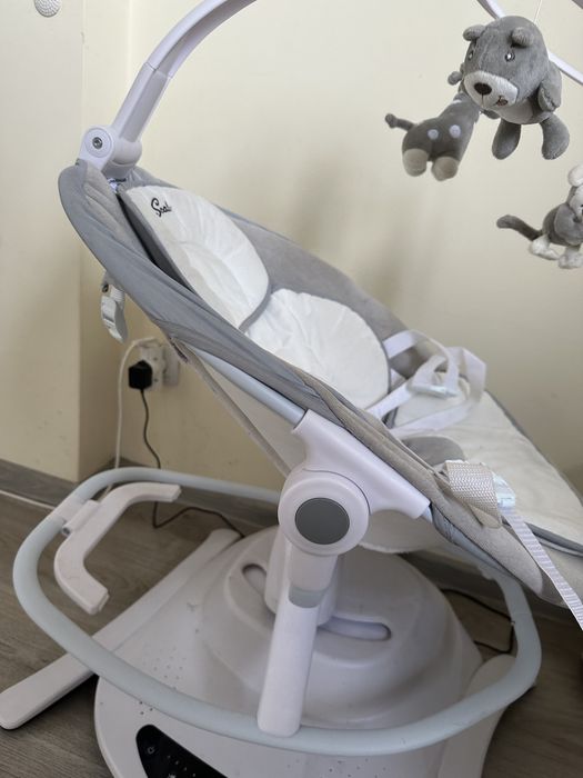 ТОП Оферта!! CANGAROO Електрическа люлка - шезлонг 2в1 LA SCALA МЕНТА