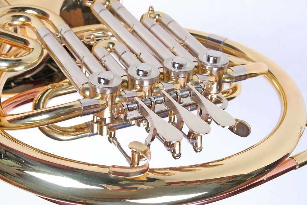 Corn francez Bb Si bemol Karl Glaser WH 126 palnie detasabila