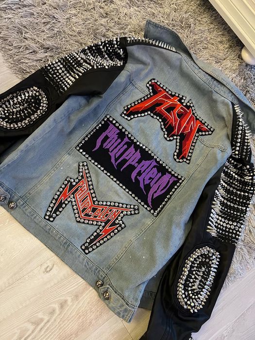 100% Philipp Plein original denim jacket