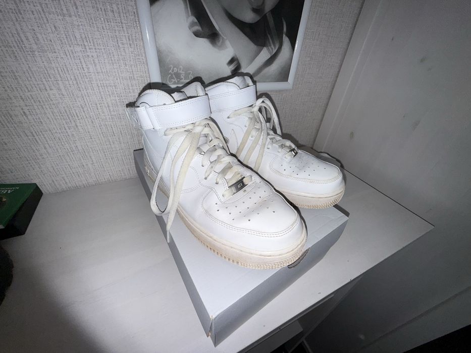 Nike Air Force 1 Mid ’07 Белые Оригинал