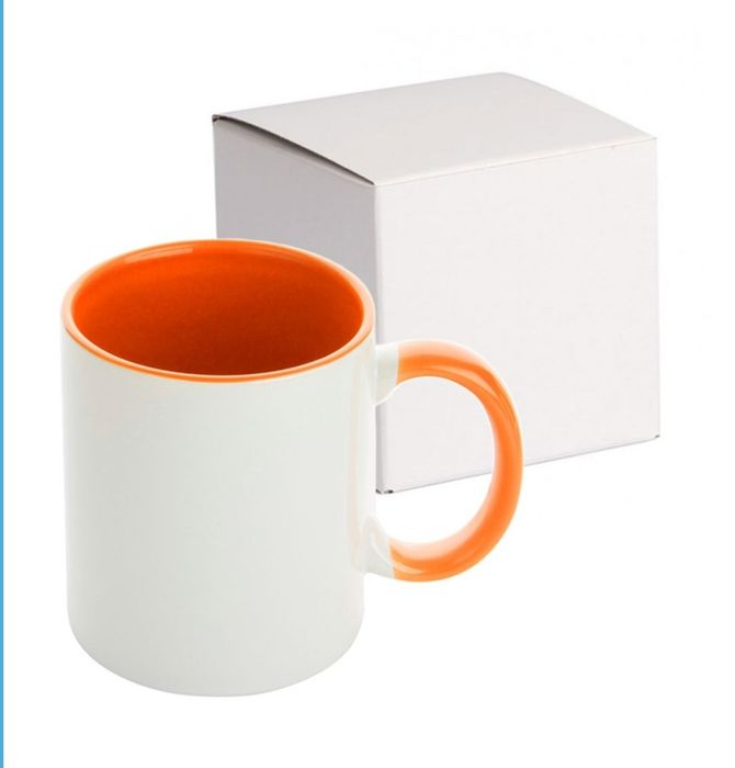 Чаши за Сублимация-Цветна вътрешност и дръжка!