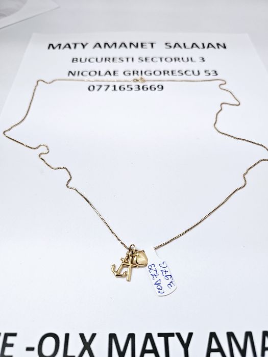 Vand lantisor din aur 14 k 3.97 g cod 729