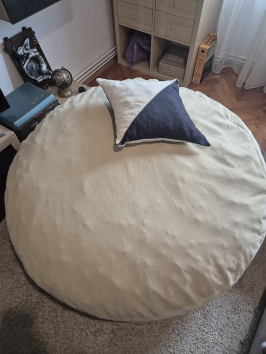 Fotoliu Puff Relax King size Bean Bag Saltea Dormit