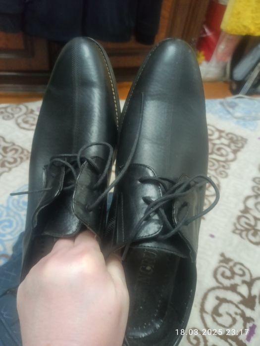 Мужские туфли размер 47 (больше мир)) кожаные