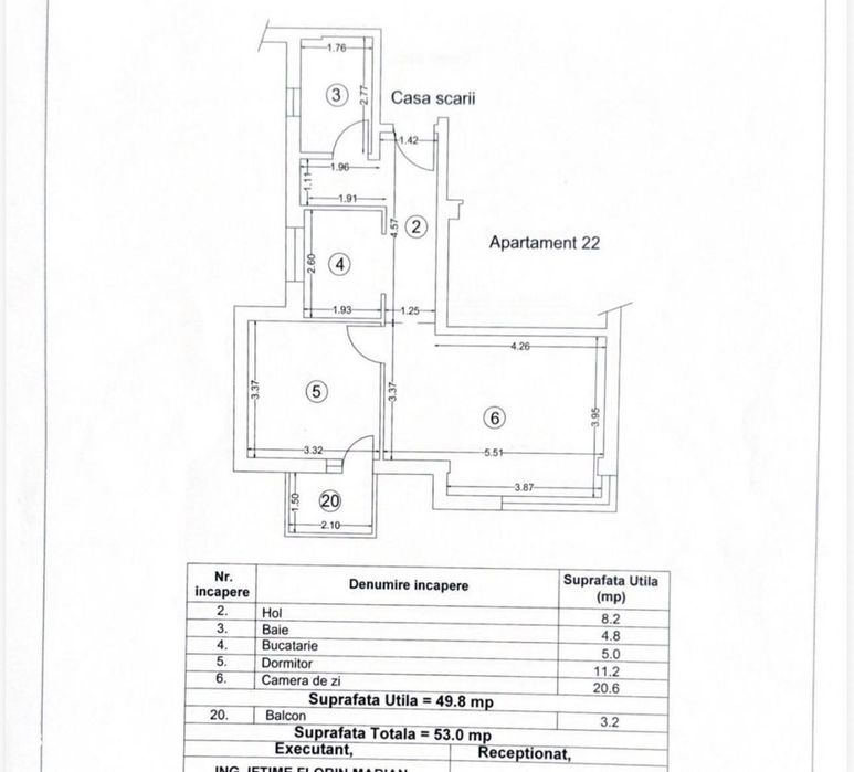 Apartament cu 2 camere, vedere la mare, la cativa pasi de plaja – Ma