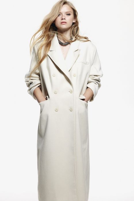 Двуредно палто H&M