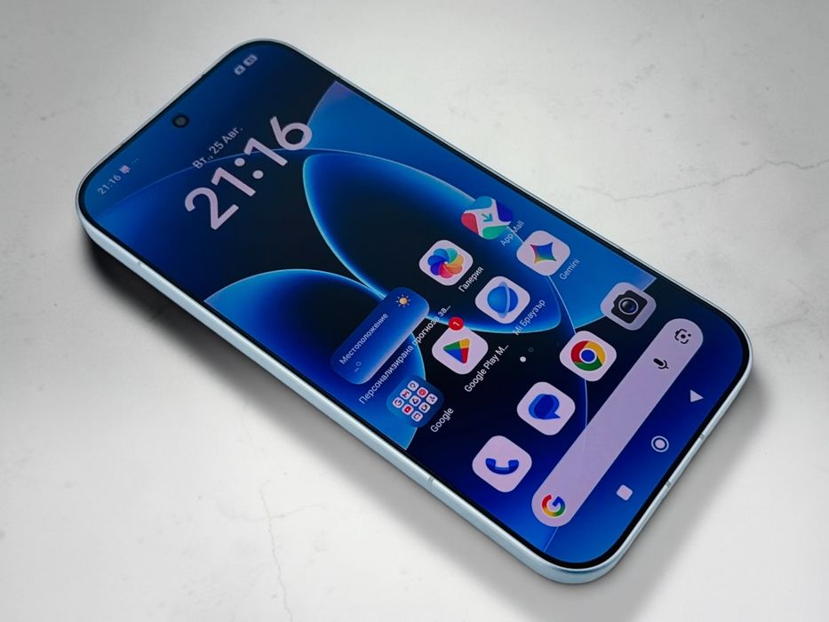 НОВ! Xiaomi 17 512GB 12RAM Ice Blue 5 заряда! Гаранция!