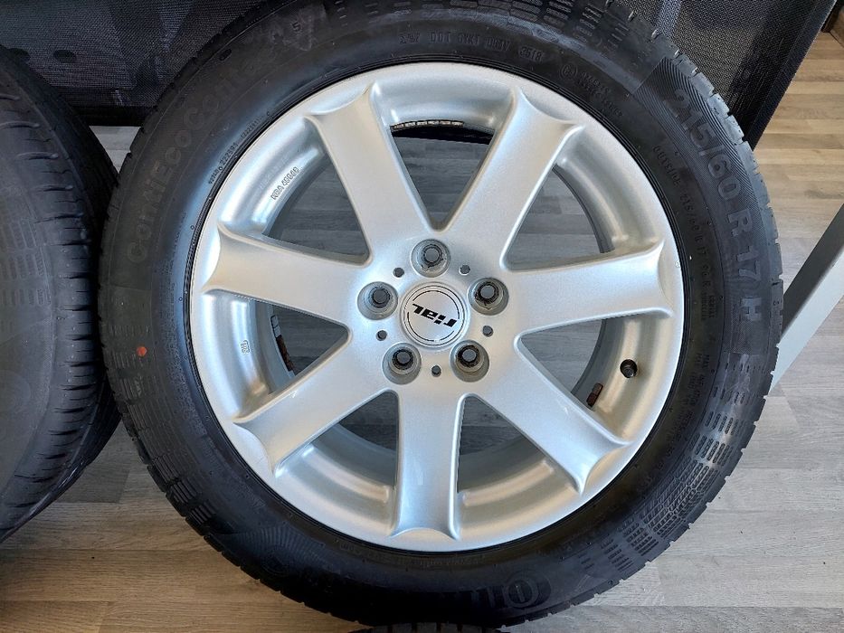 Джанти 17 цола 5х120 за БМВ Х3/BMW X3 с летни гуми 215/60/17