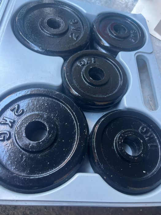 Комплект дъмбели