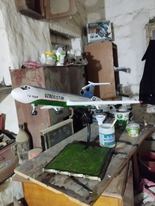 макет самолёта ту 154м