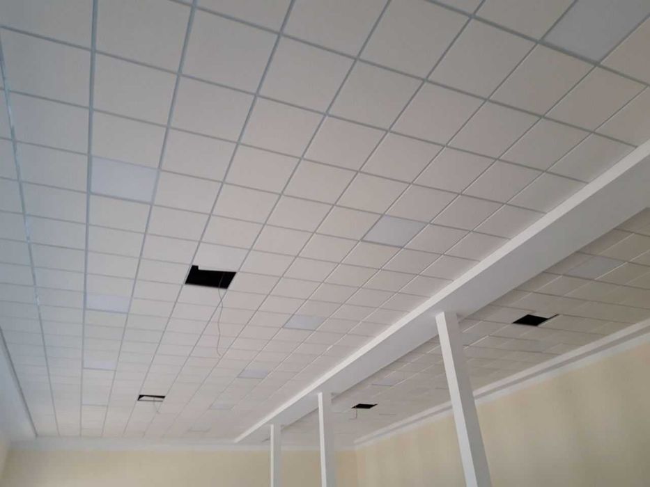 Армстронг Armstrong plita 60*60 потолок Gips folga