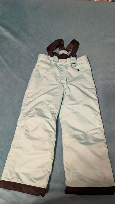 Set pantaloni/geacă/mănuși schi copii 110-116/116-122