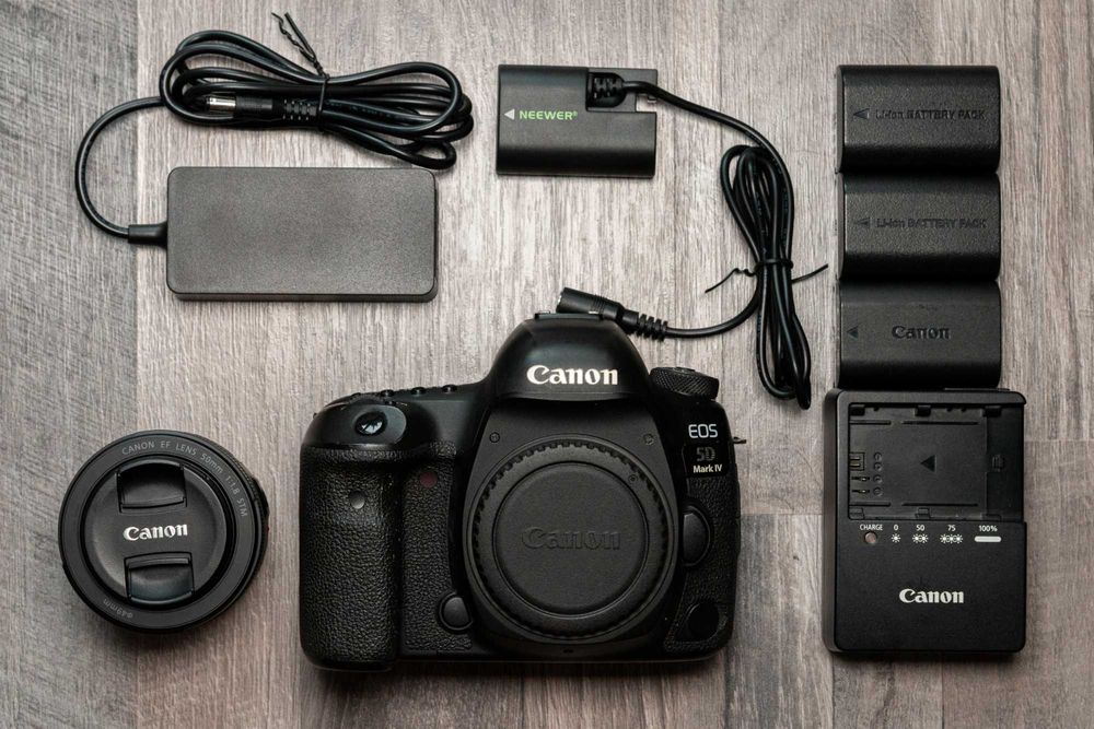 Canon EOS 5D Mark IV + Canon 50mm f/1.8 STM + C-Log + accesorii