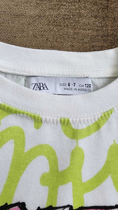 Футболка зара на 6-7лет