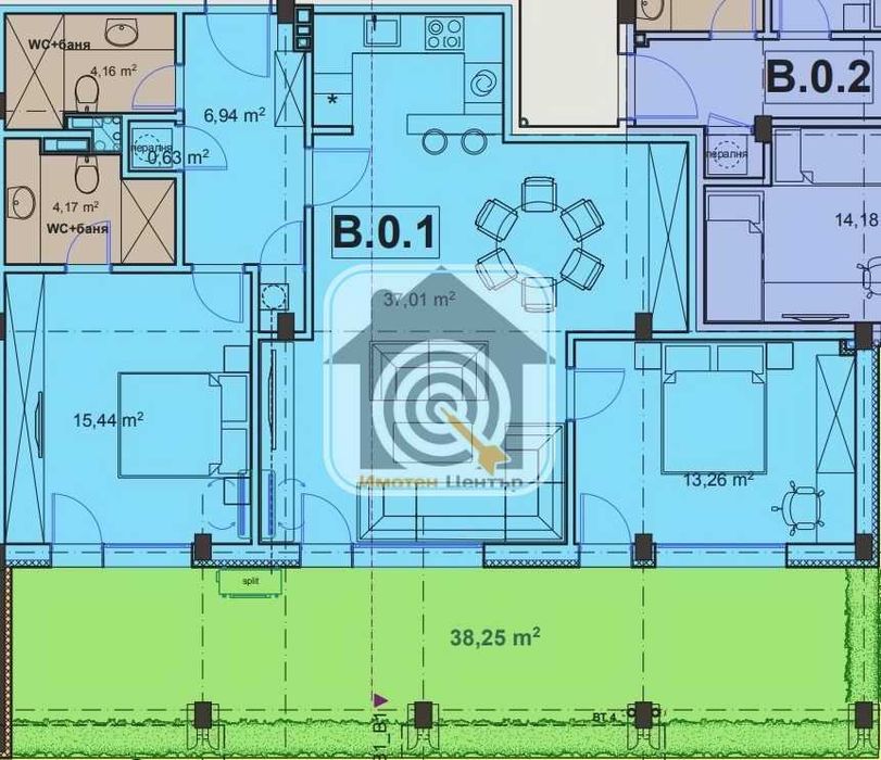 Продава се Тристаен апартамент в София, Студентски град - 110 кв.м за 2546 €/кв.м - Снимка #8