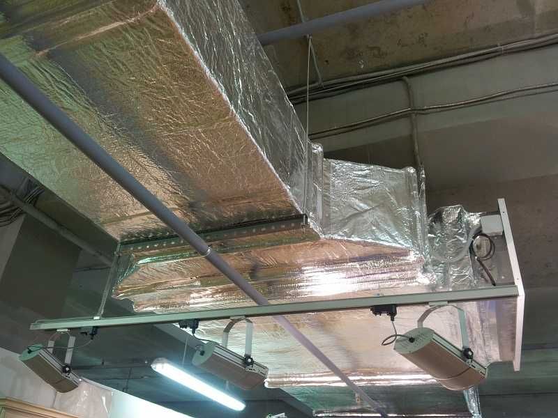 Огнезащита вентиляции и дымоудаления КРОЗ монтаж материалы цилидры