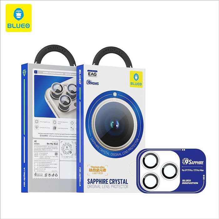 Blueo mr.monkey sapphire crystal lens - протектори за камера за iphone