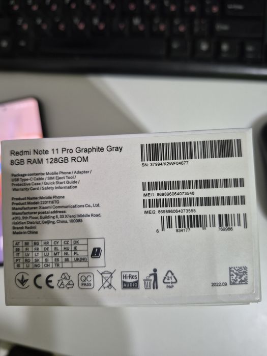Продам Redmi Note 11 про  в идеальном состоянии!
