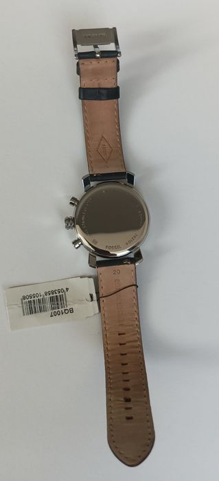Мъжки часовник Fossil BQ1007 Хронограф кафява кожена каишка 42mm 5ATM