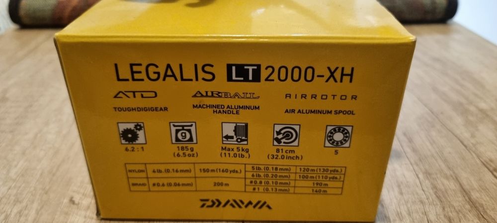 Mulineta spinning Daiwa legalis lt2000