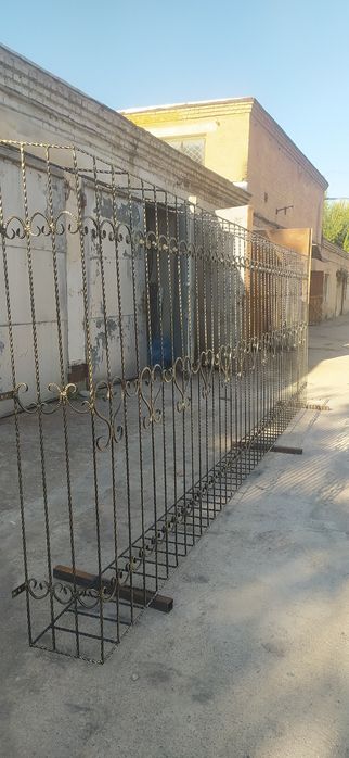Стеклянные перила будки из сэндвич панелей ворота, дарвоза панжара эши