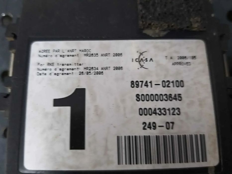 Modul electronic toyota auris e15 8974102100 s000003645 000433123