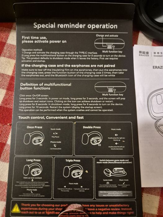 Casti open-ear Erazer Xp2 by Lenovo