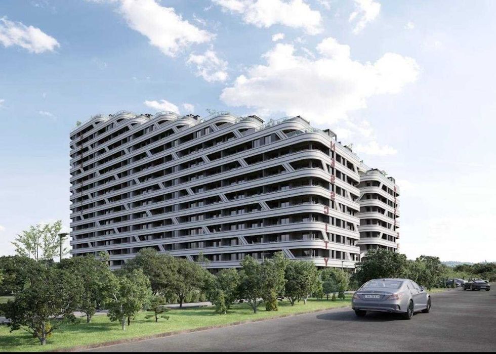 Ness Sity Новостройка Ор-р Сергели мост 2/10/16 Площадь 56 кв.м²+10 м2