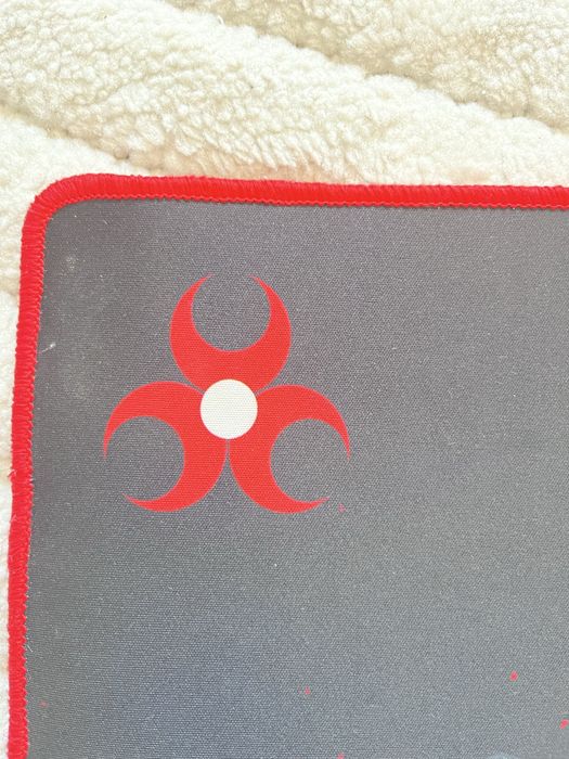 Mouse Pad MYRIA MG7701, negru/rosu